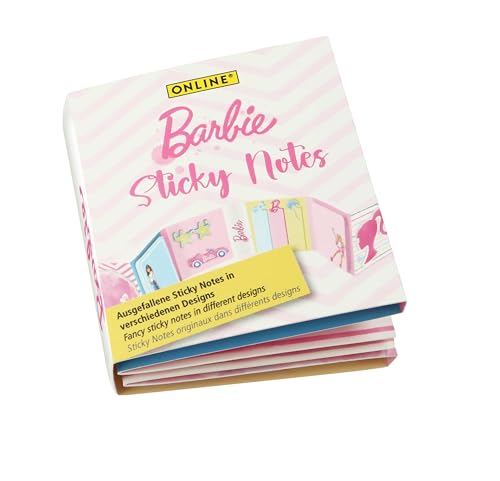 ONLINE Barbie Sticky Notes Booklet I 7-teiliges Haftnotizen... - Jouets & Jeux Amazon Allemagne à 2.20€