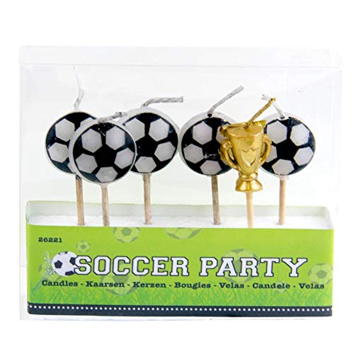 Set di candele calcio - 6 pezzi - Amazon Italie à 5.45€