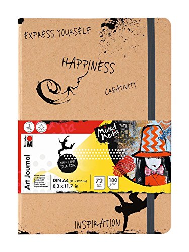 Marabu 161200101 - Diario Creativo, Formato A4, 72 Fogli - Loisirs Créatifs Amazon Italie à 26.99€