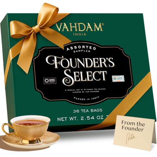 VAHDAM, Teesortiment Geschenkset (6 Geschmacksrichtungen... - Tech & Electronics Amazon Germany à 8.00€