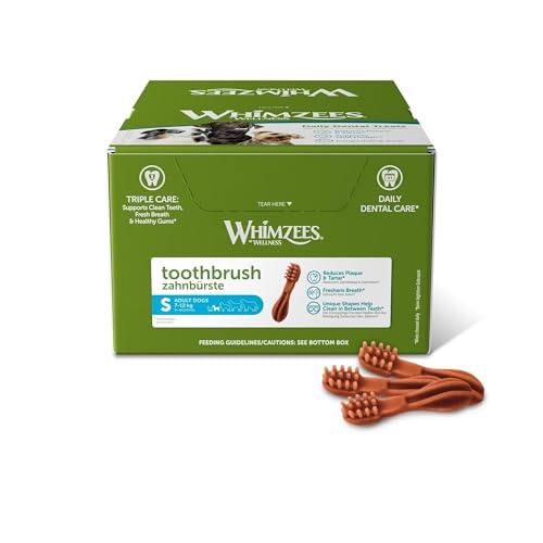 Whimzees Toothbrush Size S / 150 Pieces in Display Pack of... - Beauté & Parfums Amazon Royaume-Uni à 7.92€