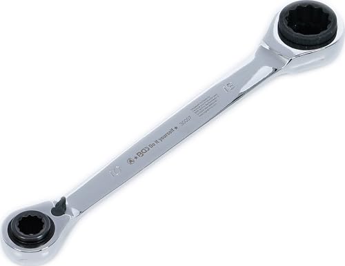 BGS Diy 30007 | Clé à cliquet | 4-en-1 | 10 x 13-17 x 19 mm - Bricolage & Outils Amazon France à 23.25€