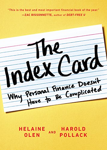 The Index Card: Why Personal Finance Doesn't Have to Be... - Animalerie en promo à 2.99€