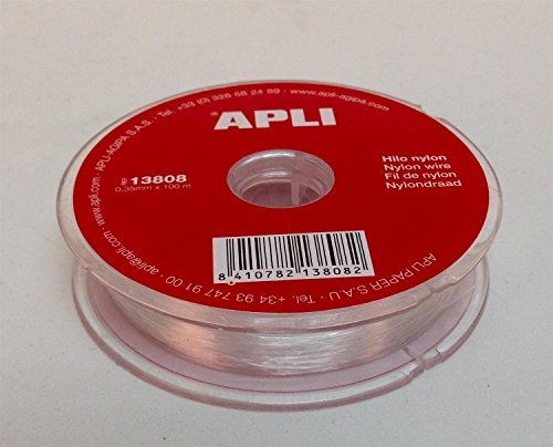 Apli 946040 - Rolle Nylondraht 0.35mm 100m 808 - Home & Kitchen Amazon Germany à 2.26€