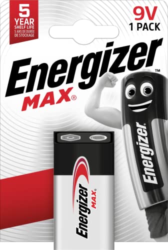 Energizer Batterie Max Alkaline 9V (E-Block/6LR61... - Sports & Fitness Amazon Allemagne à 1.90€