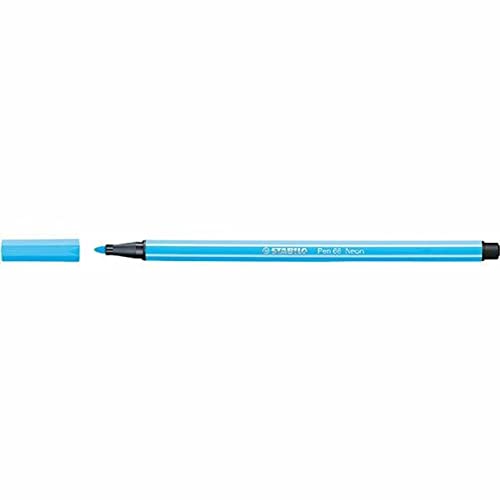 Stabilo 68/031 Faserschreiber Pen neonblau - Fournitures Bureau Amazon Allemagne à 1.20€