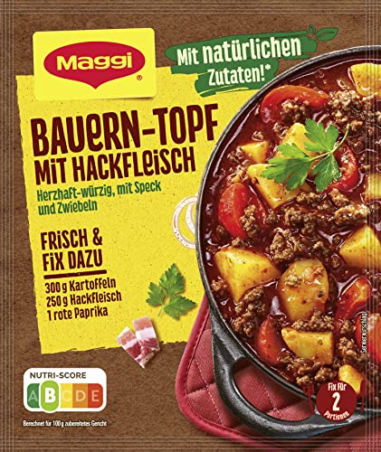 Maggi fix und frisch für Bauerntopf mit Hackfleisch (1 x 39... - High-Tech & Électronique Amazon Allemagne à 1.65€