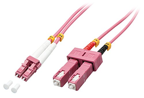LINDY Fiber Optic Duplex LC/SC OM4, 2 m - Nouvelle promo Amazon à 12.32€