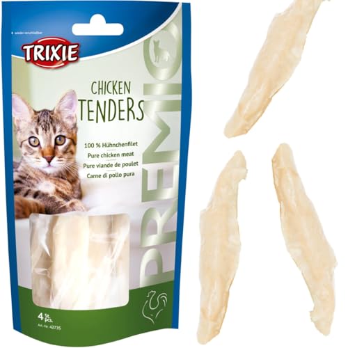 TRIXIE Katzensnack Hühnerbrust, dampfgegart - leckere... - Animalerie en promo à 2.80€