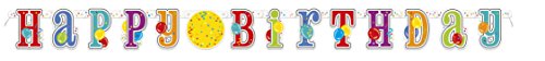 Unique Party 61680 - Striscione di 2.1m con Scritta "Happy... - Bon plan à 4.89€