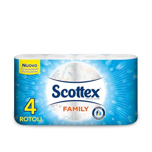 Scottex Casa Family, Carta Da Cucina, Morbida e Resistente... - Animalerie Amazon Italie à 2.00€