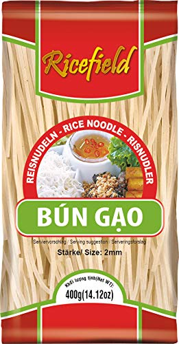 Ricefield Reisnudeln, Vermicelli, 2 mm, Bun Gao (1 x 400 g) - High-Tech & Électronique en promo à 2.04€
