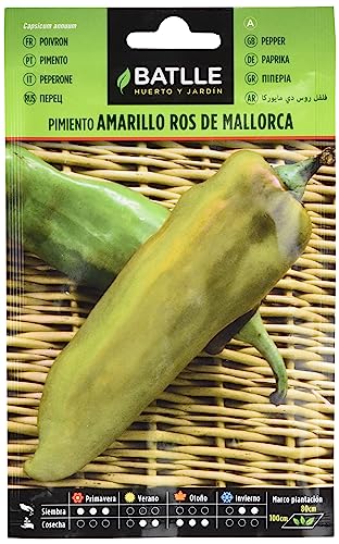 Semillas Batlle Poivron Jaune, Ros De Majorque - Sports & Fitness Amazon France à 2.12€