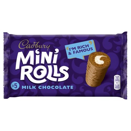 Cadbury Mini Rolls, Milk Chocolate Sponge Cakes With... - Beauté & Parfums Amazon Royaume-Uni à 1.67€