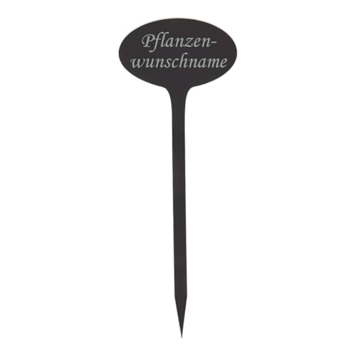 Bütic GmbH Acrylglas Pflanzschilder Oval grau transparent... - Jardin & Extérieur Amazon Allemagne à 2.65€