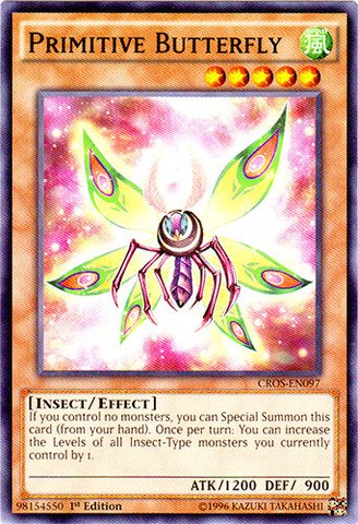 Yu-Gi-Oh! - Primitive Butterfly (CROS-EN097) - Crossed... - Auto & Moto Amazon Espagne à 30.99€
