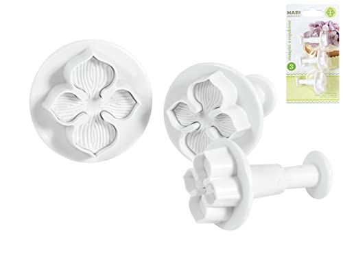 Habi Cake Design Packung 3 Förmchen, ABS, Auswurf Blume... - Amazon Allemagne à 7.85€