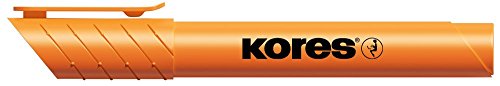 Kores TM36004 Textmarker-Pen, extra-dick, orange, 1 stück... - Fournitures Bureau en promo à 4.46€
