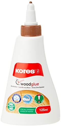 Kores - Colle à Bois Liquide Blanche, Colle d'Artisanat à... - Nouvelle promo Amazon à 3.60€