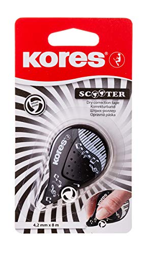 Kores KR84972 cinta correctora - 4,2 mm x 8 m negro/blanco - Amazon Espagne à 5.23€