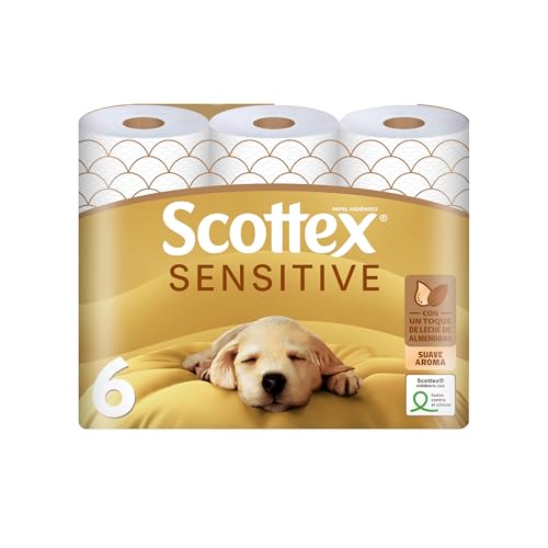Scottex Sensitive Papier Toilette - 6 Unités - Auto & Moto en promo à 6.76€