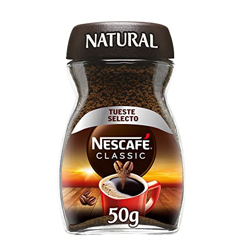 Nescafé Café Classic Soluble Natural, 50g - Épicerie Amazon Espagne à 2.75€