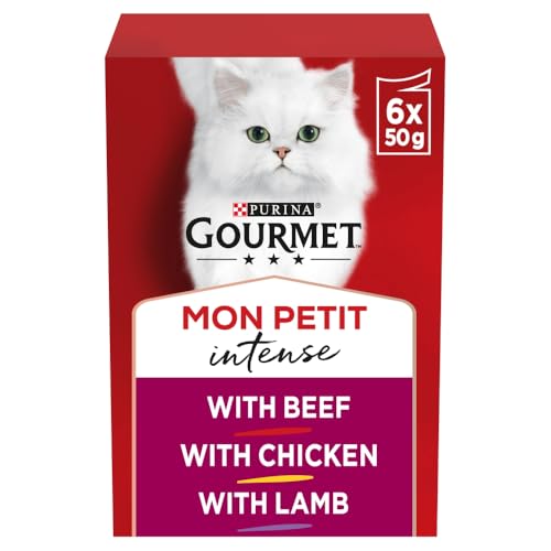 Gourmet Mon Petit Pet Food Meat Selection, 6 x 50g - Animalerie Amazon Royaume-Uni à 2.00€