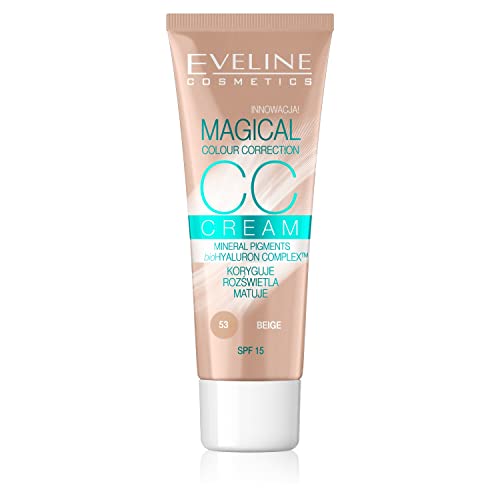 Eveline Cosmetics Crema CC Correttore Magico - Tonalità 53... - Maison & Cuisine Amazon Italie à 6.30€