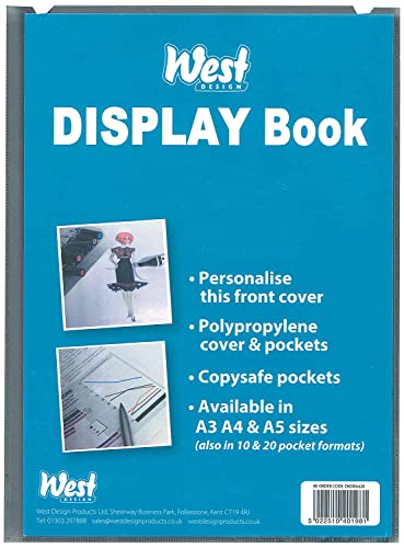 West A3 Display Book containing 10 fixed display sleeves - High-Tech & Électronique Amazon Allemagne à 5.48€