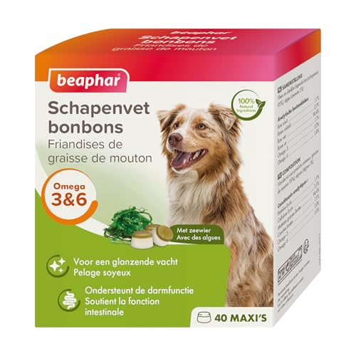 Beaphar 11273 Graisse de Mouton Bonbons Algues Maxi 245g... - Animalerie Amazon France à 3.69€