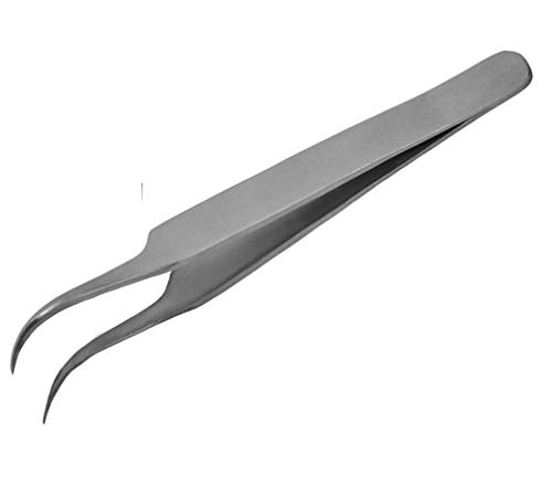 Curved England Pro Eyelash Extensions Tweezers Individual... - Beauté & Parfums en promo à 2.38€