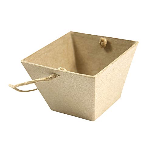 Decopatch Un Support en Papier Brun pulpé 8x8x6 cm, Panier... - Maison & Cuisine en promo à 2.95€