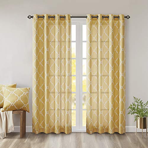Madison Park Saratoga Single Window Curtain Light Filtering... - Maison & Cuisine Amazon Royaume-Uni à 12.04€