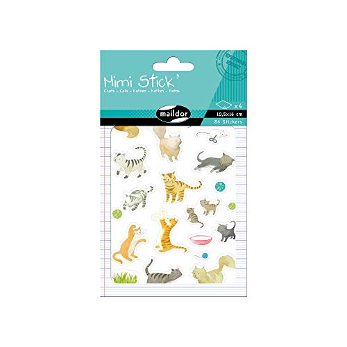 MY MANDARINE AE018O - Packung Mimi Stick, 4 Stickerbogen... - Maison & Cuisine Amazon Allemagne à 3.18€