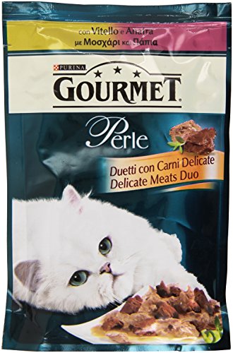 Gourmet Perle Duetti Vitello&Anatra 85g - 1 Pezzo - Animalerie en promo à 0.87€