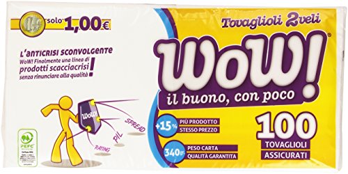 Wow – 2-lagige Servietten – 100 Stück