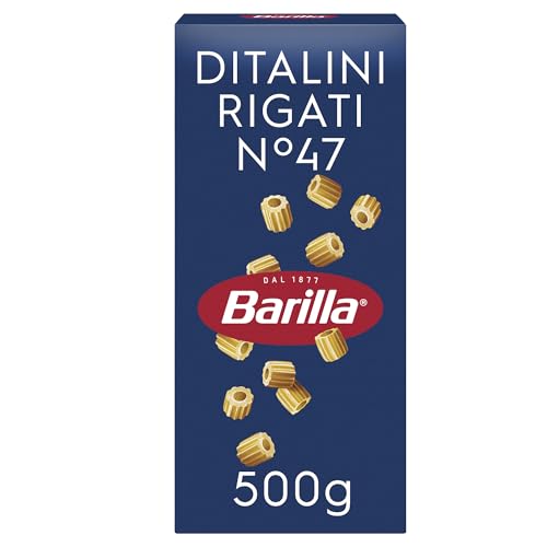 Barilla Pasta Ditalini Rigati N.47, Pastina di Semola di... - Épicerie Amazon Italie à 1.03€