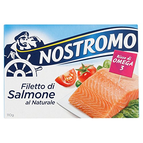 Nostromo Filetto di Salmone, al Naturale, 110g - Épicerie Amazon Italie à 3.99€