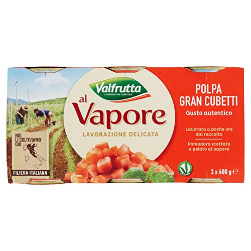 Valfrutta Pomodoro in Pezzi, 3 x 400g - Épicerie Amazon Italie à 2.25€
