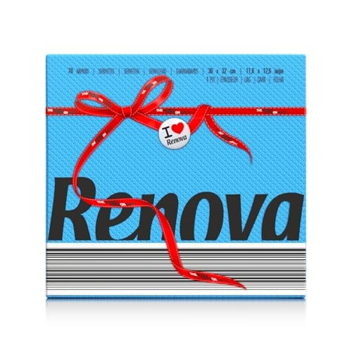 RENOVA tovagliolo di carta Red Label Blu 70 tovaglioli - Auto & Motorcycle Amazon Italy à 3.02€