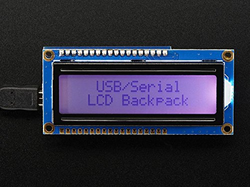 Adafruit USB + Serial Back Pack Kit with 16 X 2 RGB... - High-Tech & Électronique Amazon Italie à 14.47€