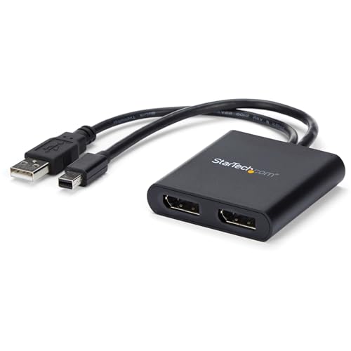 StarTech.com 2-Port Multi Monitor Adapter - Mini... - High-Tech & Électronique Amazon Royaume-Uni à 37.41€