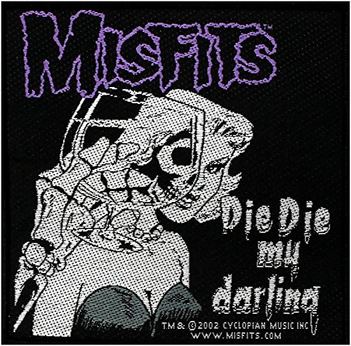 MISFITS Aufnäher DIE DIE MY DARLING Patch gewebt 10 x 10 cm - Loisirs Créatifs Amazon Allemagne à 1.88€