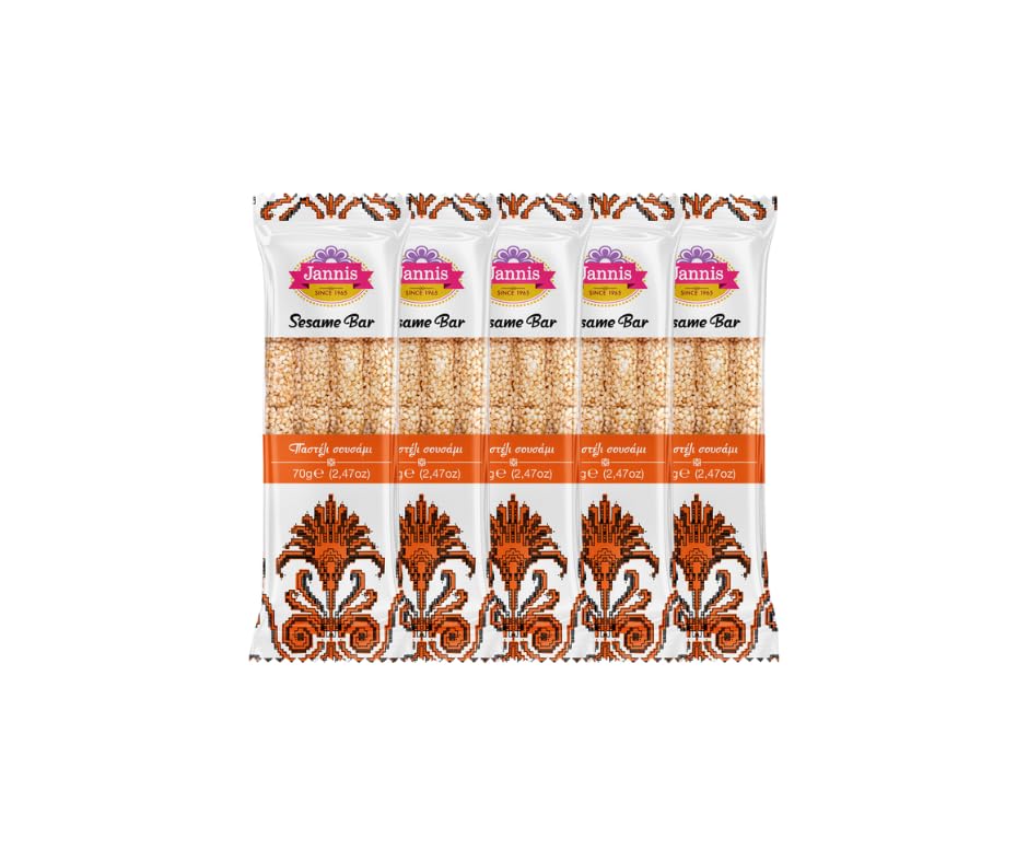 Jannis Sesame Bar, 70 g, Pack of 15 - Amazon Royaume-Uni à 11.25€