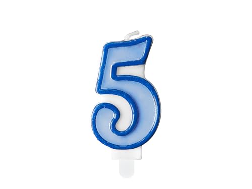 Vela de cumpleaños con forma de número, 7 cm, decoración de... - Loisirs Créatifs Amazon Espagne à 1.22€