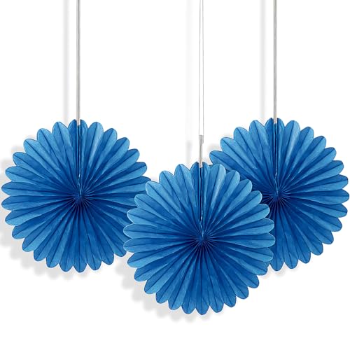 Unique Party 63257 - Mini Ventaglio in Carta Velina Blu... - Auto & Motorcycle Amazon Italy à 2.29€