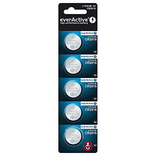 EverActive CR2016 3V, 5x Lithium Button Cell Batteries... - Santé & Bien-être Amazon Royaume-Uni à 2.41€