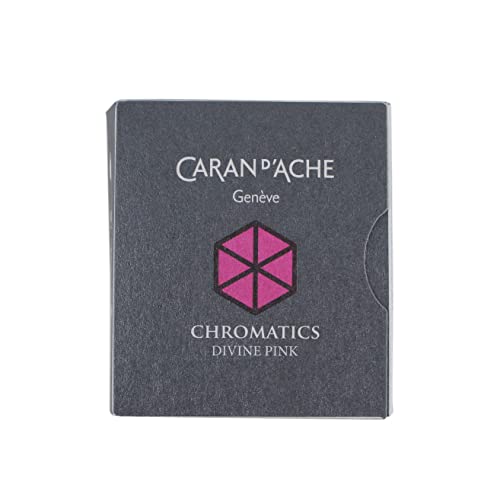 Caran d'Ache Lot de 6 cartouches d'encre Chromatics Rose - Auto & Motorcycle Amazon France à 9.80€