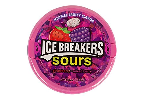 Ice Breaker Sours Berry Asstd 1.5oz 8ct - Épicerie Amazon France à 5.90€