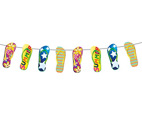 Folat 20715 - Guirnalda con diseño de chanclas (10 m) - Amazon Espagne à 4.80€